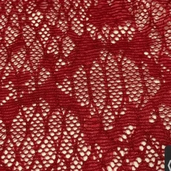 Free People Set of 2 Tameeka Lace High Waisted Black and Red Undies M - Picture 6 of 9